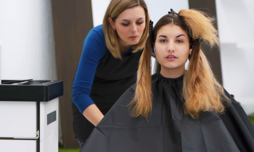 thumbnail video image 2 of Moroccan Keratin FORTE Most Effective Brazilian Keratin Hair Treatment 1000ml Set Professional Salon Results at home, 2 of 6