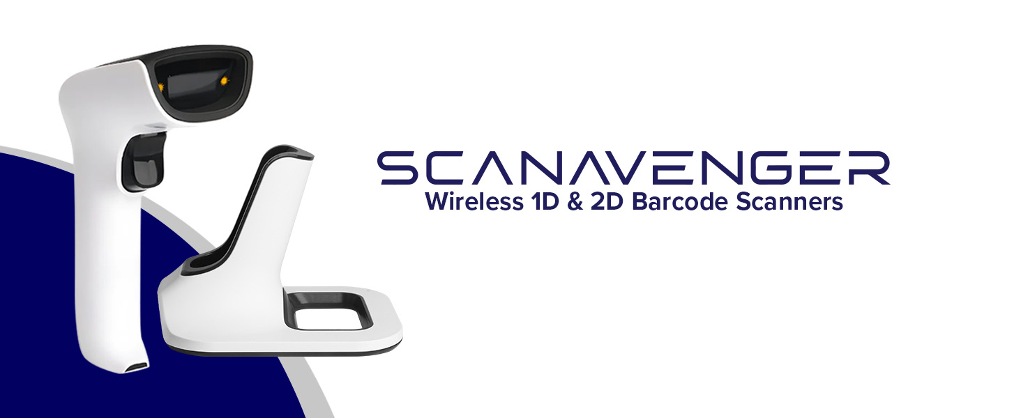 Image Scanner Counter ScanAvenger SA9000 Wireless 1D/2D Barcode Scanner – Bluetooth, Wi-Fi ...