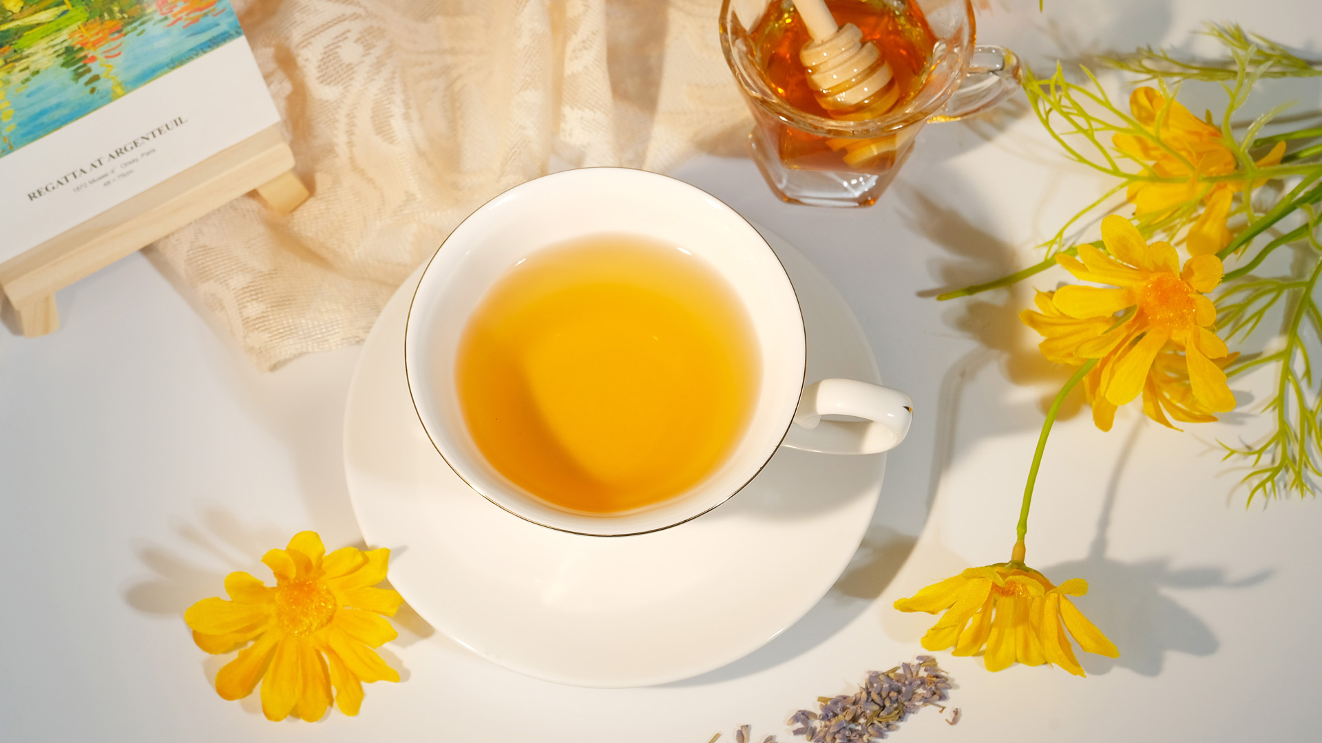 thumbnail video image 2 of TeeLux Chamomile Lavender Tea Bags, Caffeine Free, Soothing & Delightful Aroma, 100 Count, 2 of 9