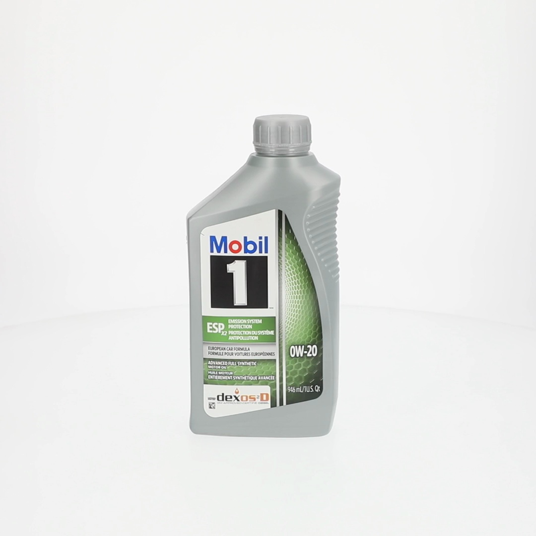 2 pack) Mobil 1 ESP X2 Full Synthetic Motor Oil 0W-20, 1 Quart
