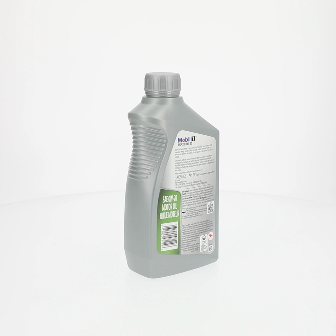 5 pack) Mobil 1 ESP X2 Full Synthetic Motor Oil 0W-20, 1 Quart