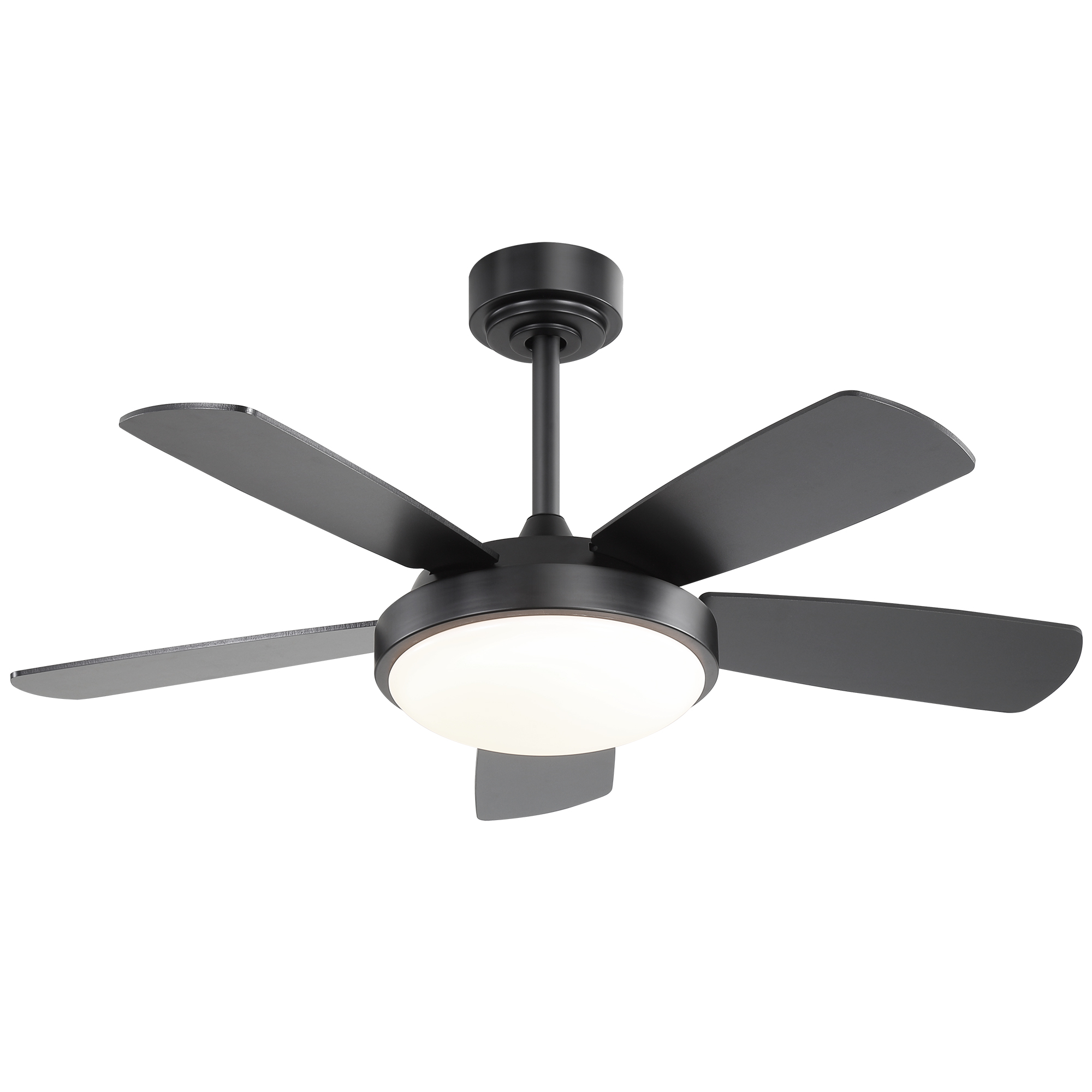 thumbnail video image 2 of Sofucor 42'' Black Bedroom Ceiling Fans with Lights and Remote, 2 of 12