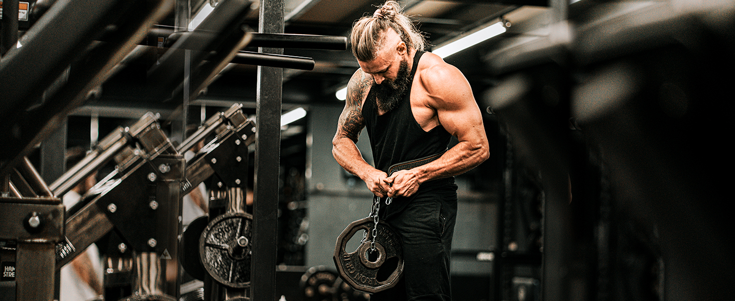 thumbnail video image 2 of RDX Dipping Belt for Weight Lifting with Adjustable Steel Chain- Great for Chin Pull Ups, Weighted Parallel Dips, Platform Squats, Calf Raises, 6” Back Support for Powerlifting, Strength Training, 2 of 9