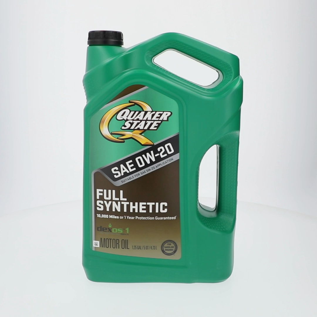 Quaker State Full Synthetic 0W-20 Motor Oil, 5-Quart - Walmart.com