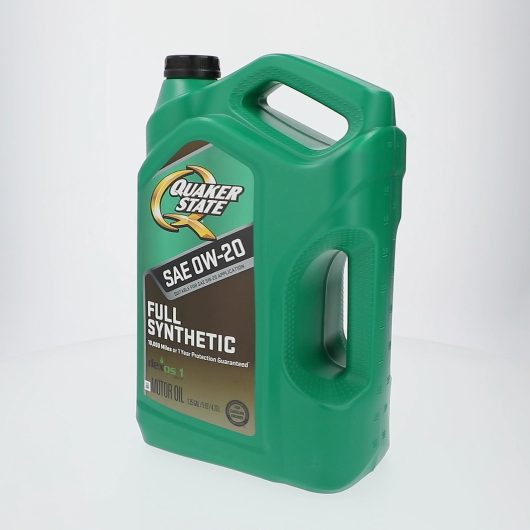 2 pack) Quaker State Full Synthetic 0W-20 Motor Oil, 5-Quart