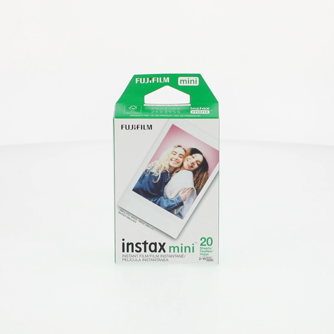 Fujifilm, Instax Mini Twin Pack Film, 20 Sheets, Credit Card Size