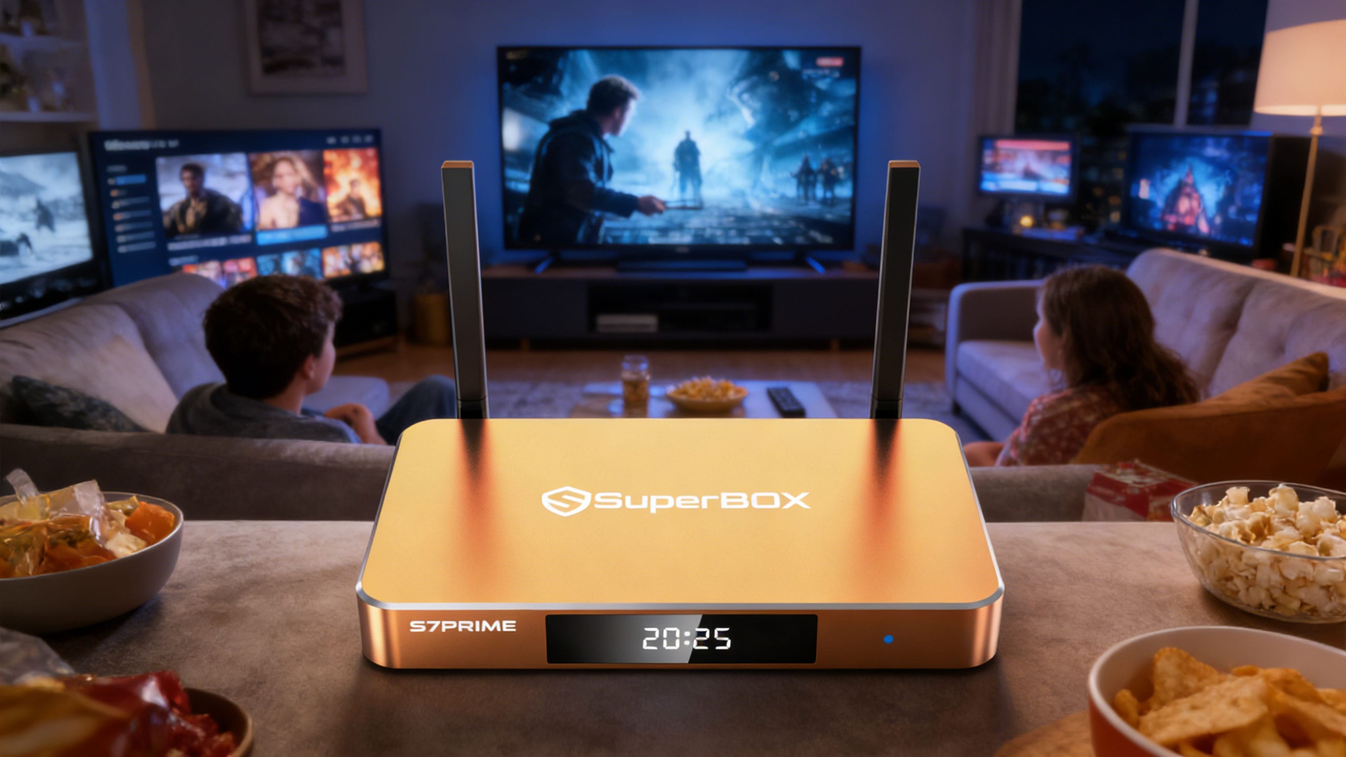 thumbnail video image 2 of Superbox S7 PRIME Smart TV Device, Android 12, Dual Band WiFi, 2 of 7
