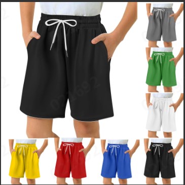 thumbnail video image 2 of HUITKMM Boys Athletic Shorts for Basketball Active Kids Breathable Summer Short with Pockets for Ages 4 13, 2 of 6