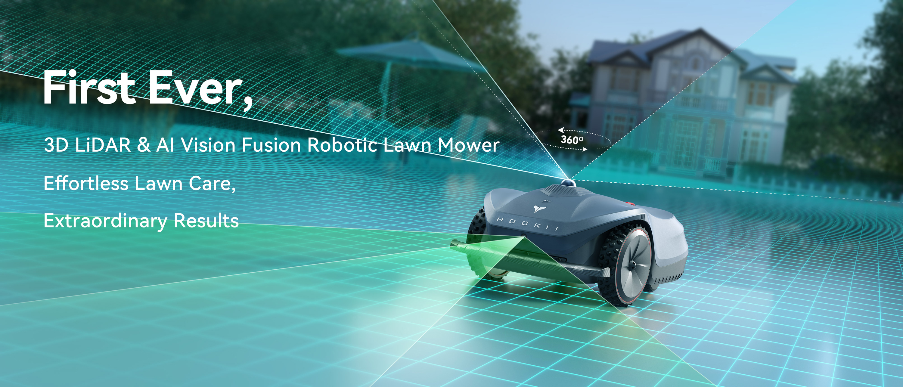 thumbnail video image 2 of Neomow X LE Robot Lawn Mower Perimeter Wire Free for 0.37 Acre 3D LiDAR SLAM Vision Mapping Robotic Lawnmower with 4G, No RTK Station Required, AI Accurate Obstacle Avoidance, App Control, Anti-Theft, 2 of 12