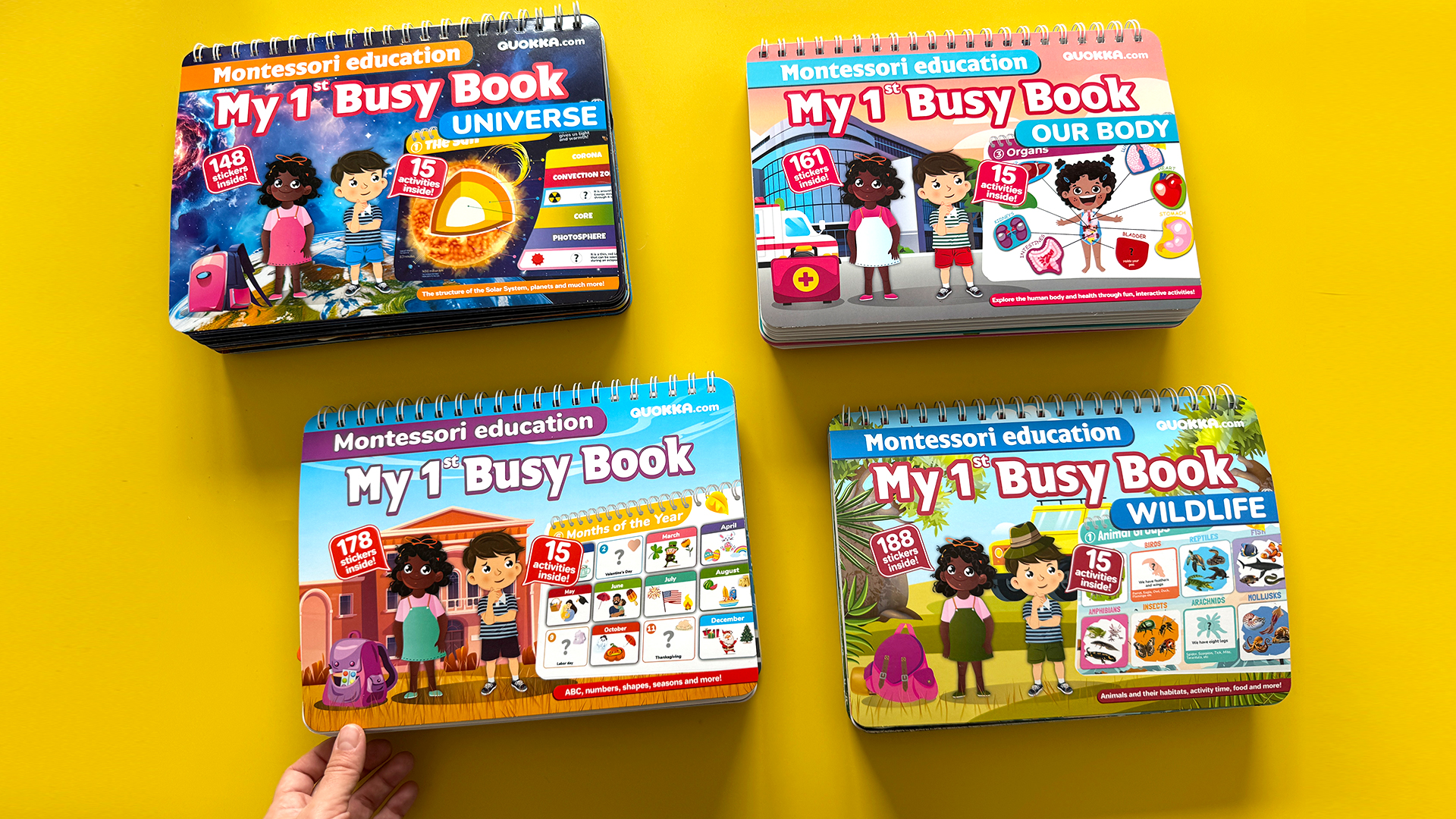 thumbnail video image 2 of Quokka Busy Books for Toddlers 3-4 - Kids Educational Toys 3-5 - Kids Learning Animal and Insect, 2 of 8