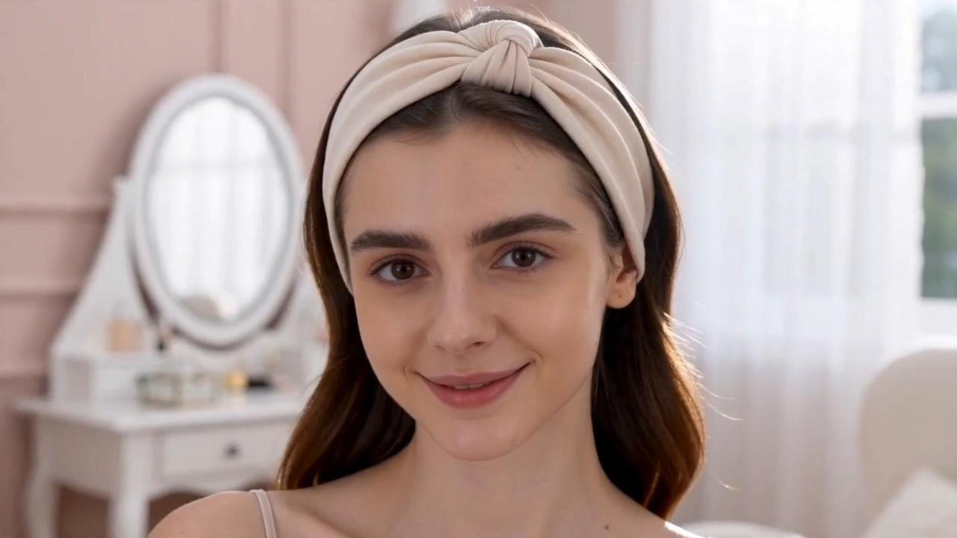 thumbnail video image 2 of Livhil 12Pcs Stretchy Headbands for Women,Ventilate and Anti-slip Sport Headband, Fashionable Twist-style Head Wraps, 2 of 8