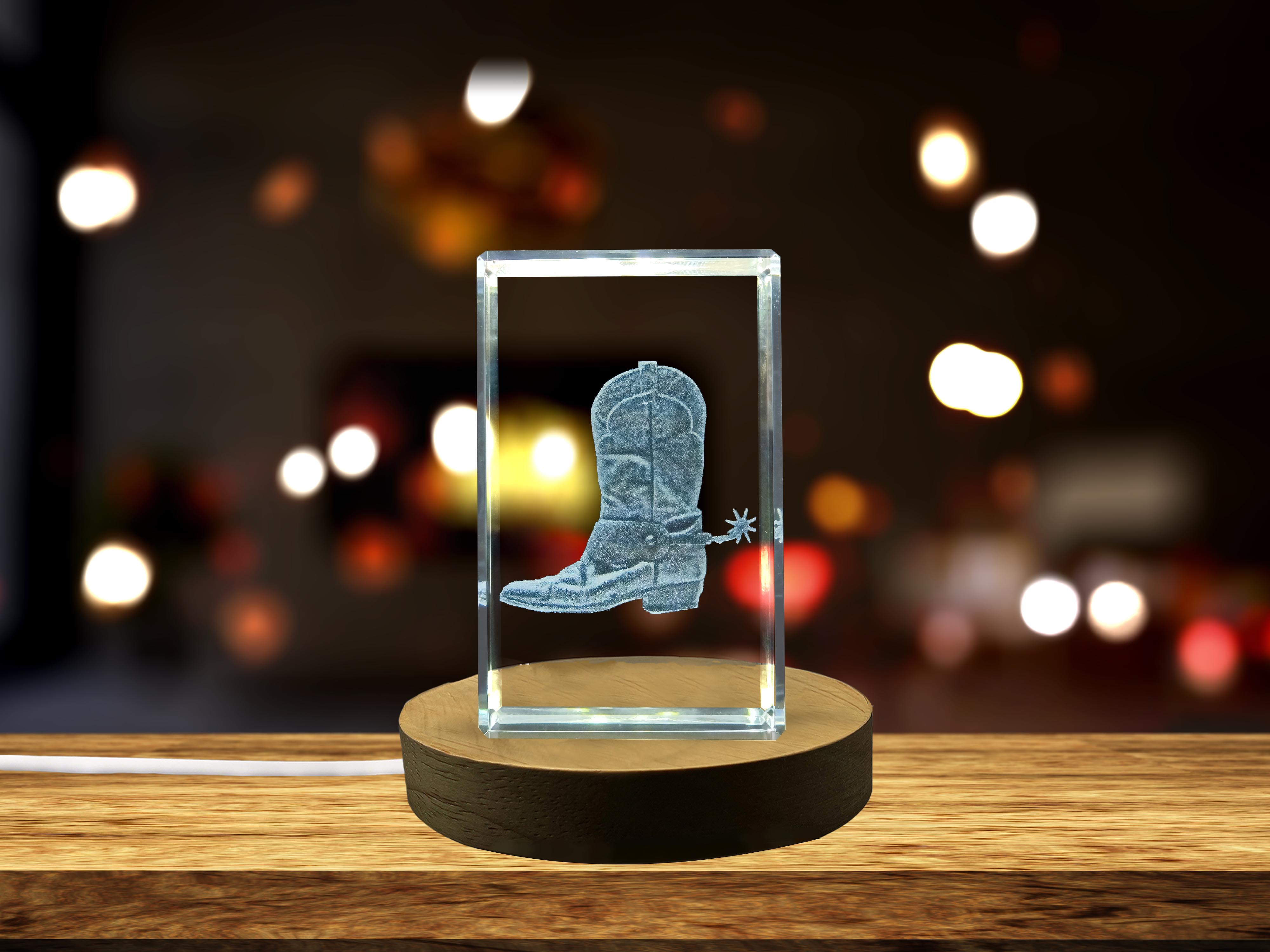 thumbnail video image 2 of Western Style: 3D Engraved Crystal Cowboy Boots, 2 of 7