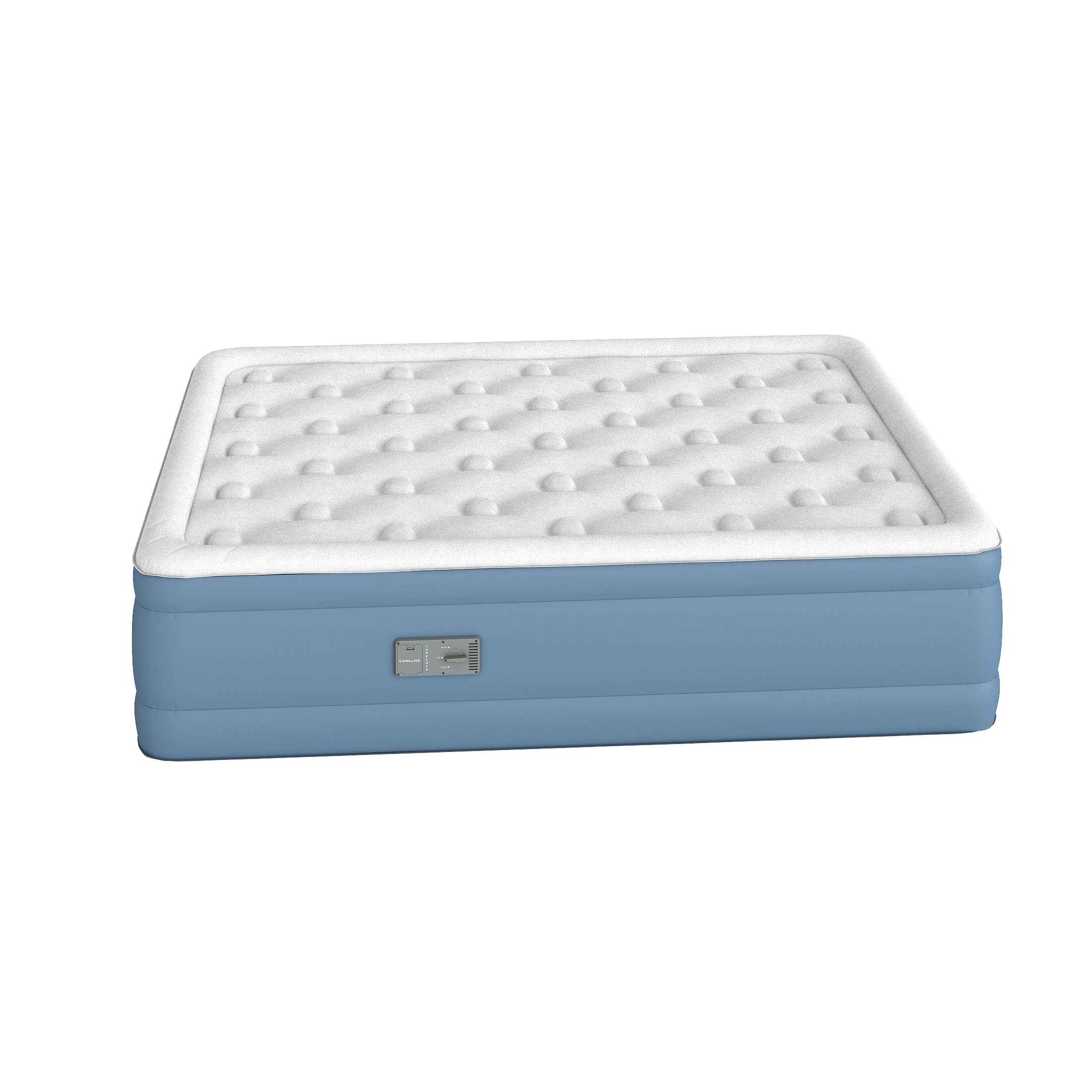 Simmons Rest Aire 17 Twin Air Mattress with Built-in Pump White/Blue