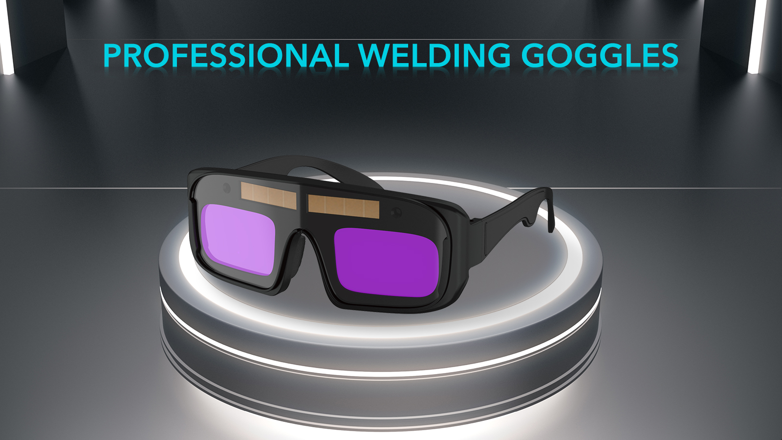 thumbnail video image 2 of TRQWH Welding Glasses Auto Darkening Safety Goggles Solar True Color Welder Glasses Eyes Protective PC Lens Welder Mask Welding Helmet for TIG MIG ARC Weld Plasma Cut Grinding, 2 of 8