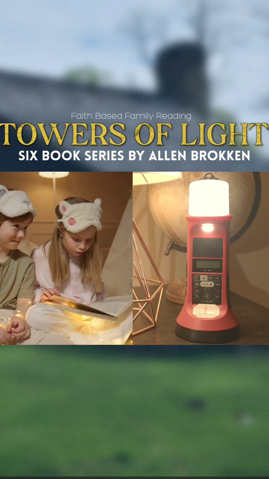 thumbnail video image 2 of Towers of Light Bible Storyteller Lantern and Radio, Including Bible Collections for The Family, The Towers of Light Series by Allen Brokken, and Much More on The Solar-Powered LifeLight by MegaVoice, 2 of 8