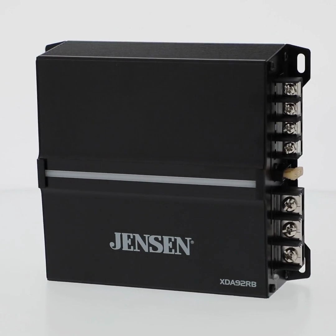 JENSEN Power Audio XDA92RB Class D 2 Channel Bridgeable Amplifier