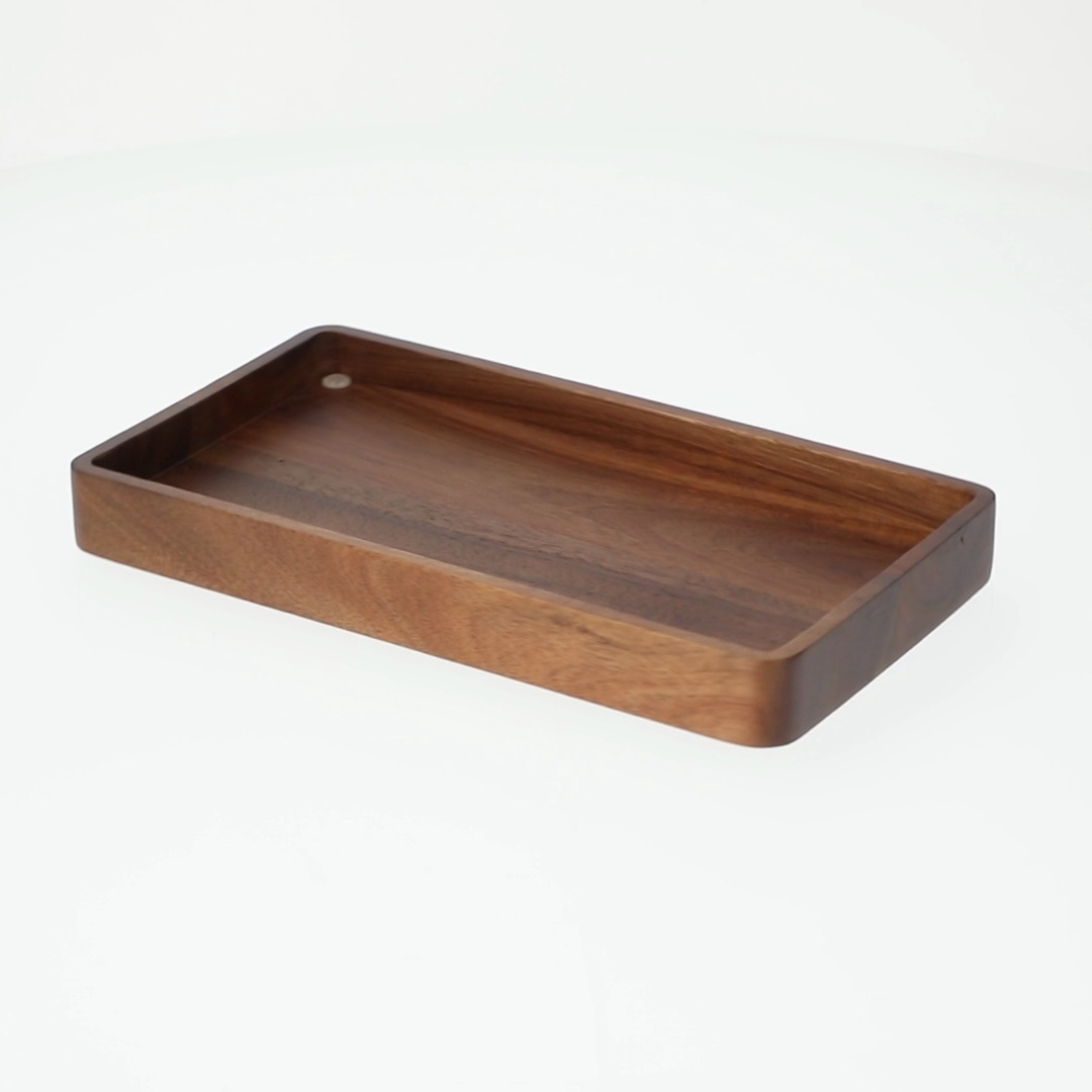 IGT WOOD TRAY Wウッドトレー W竹 CK-030 ⑤ Better Homes & Gardens Acacia Wood Vanity Tray Organizer for