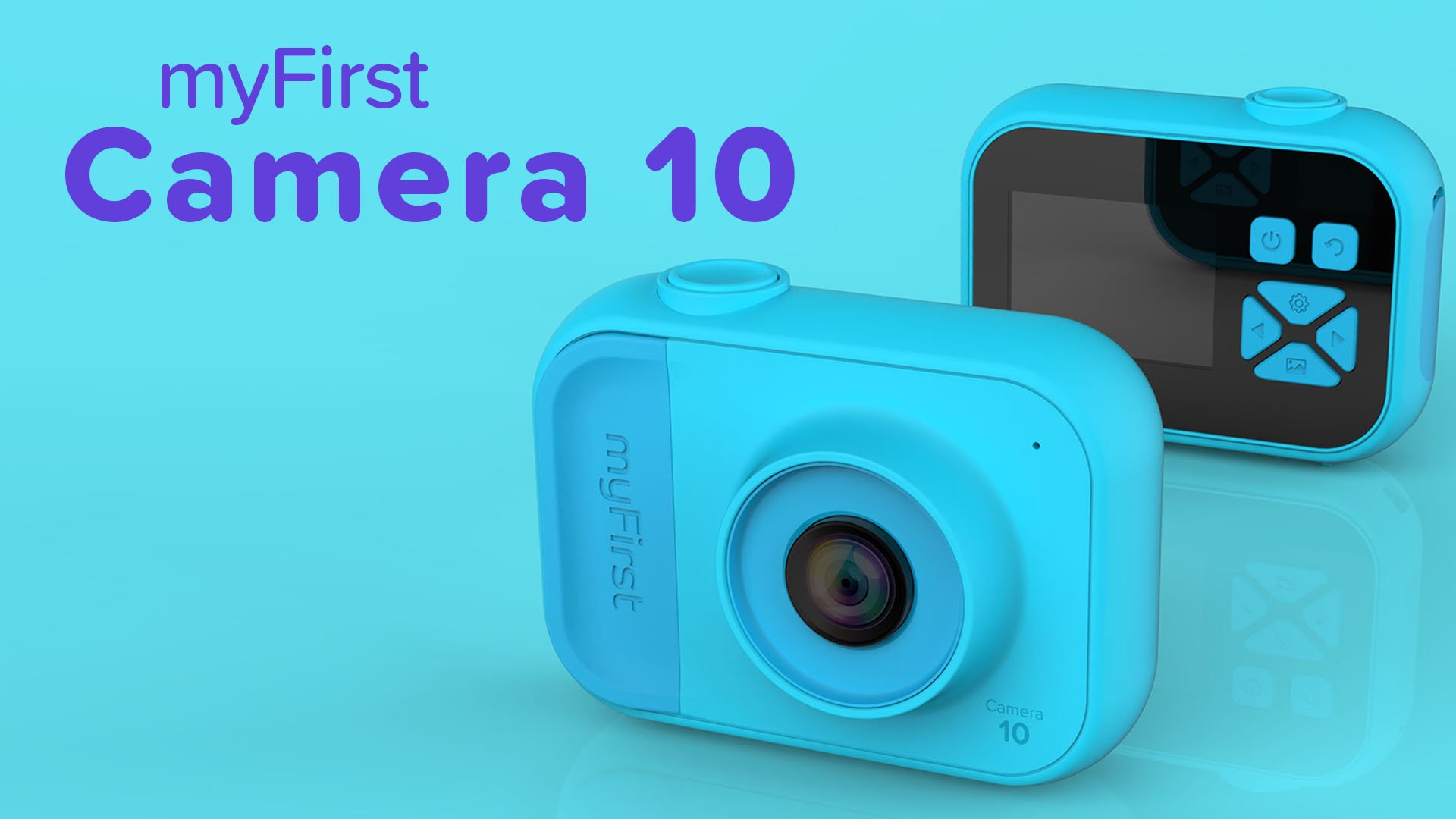 myFirst Camera 10 - Kids' Digital Mini Camera, 5MP, 1080P Video