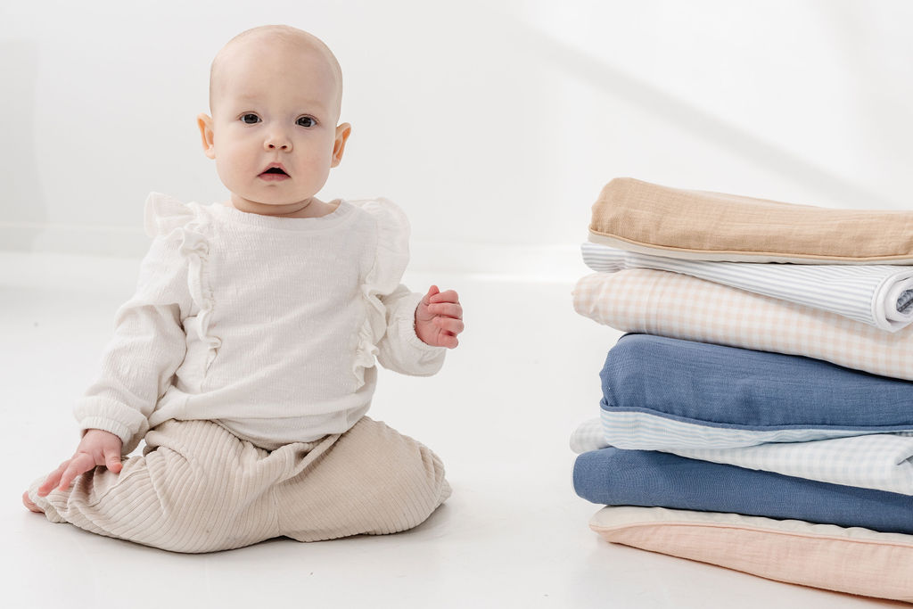 thumbnail video image 2 of Huckleberry Baby™ TravelNest 4-in-1™ Waterproof Portable Crib Sheet, 2 of 11