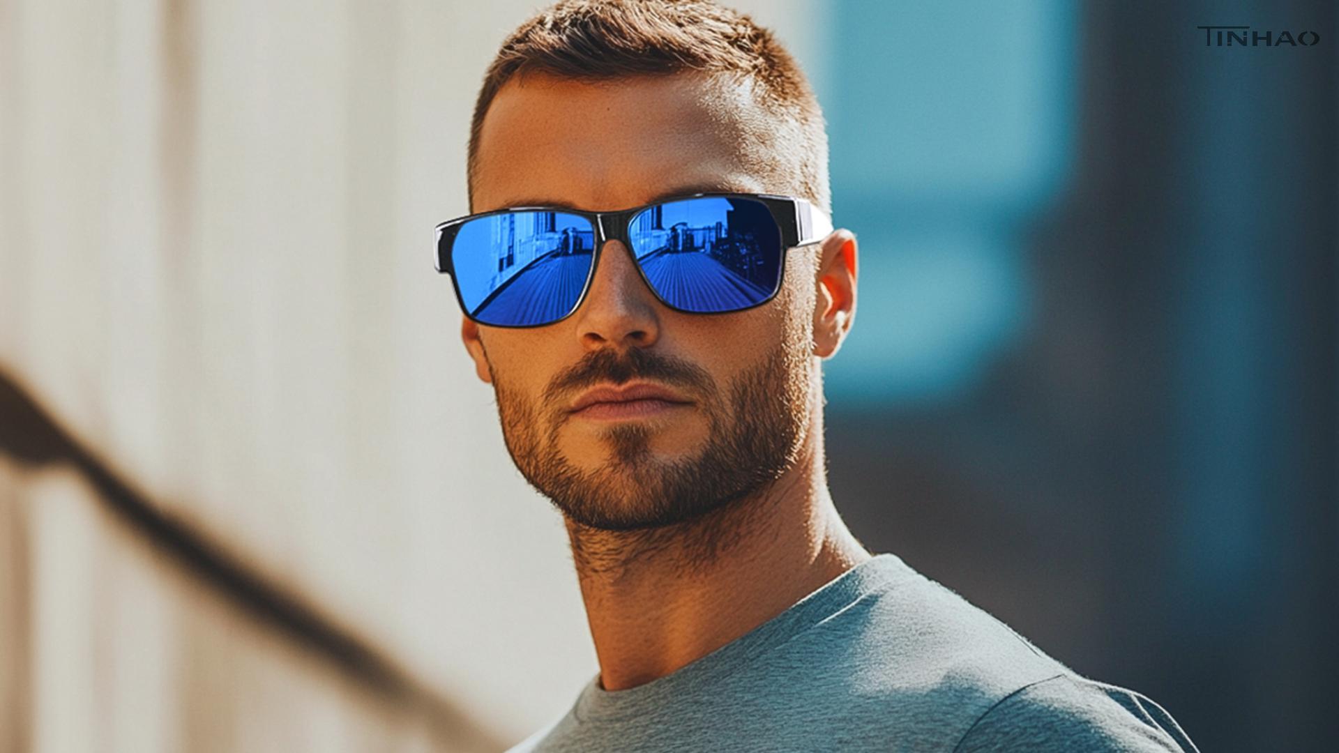 thumbnail video image 2 of TINHAO Fit Over Glasses Sunglasses for Men Polarized UV Protection Wrap Around Sun Glasses for Driving, 2 of 7