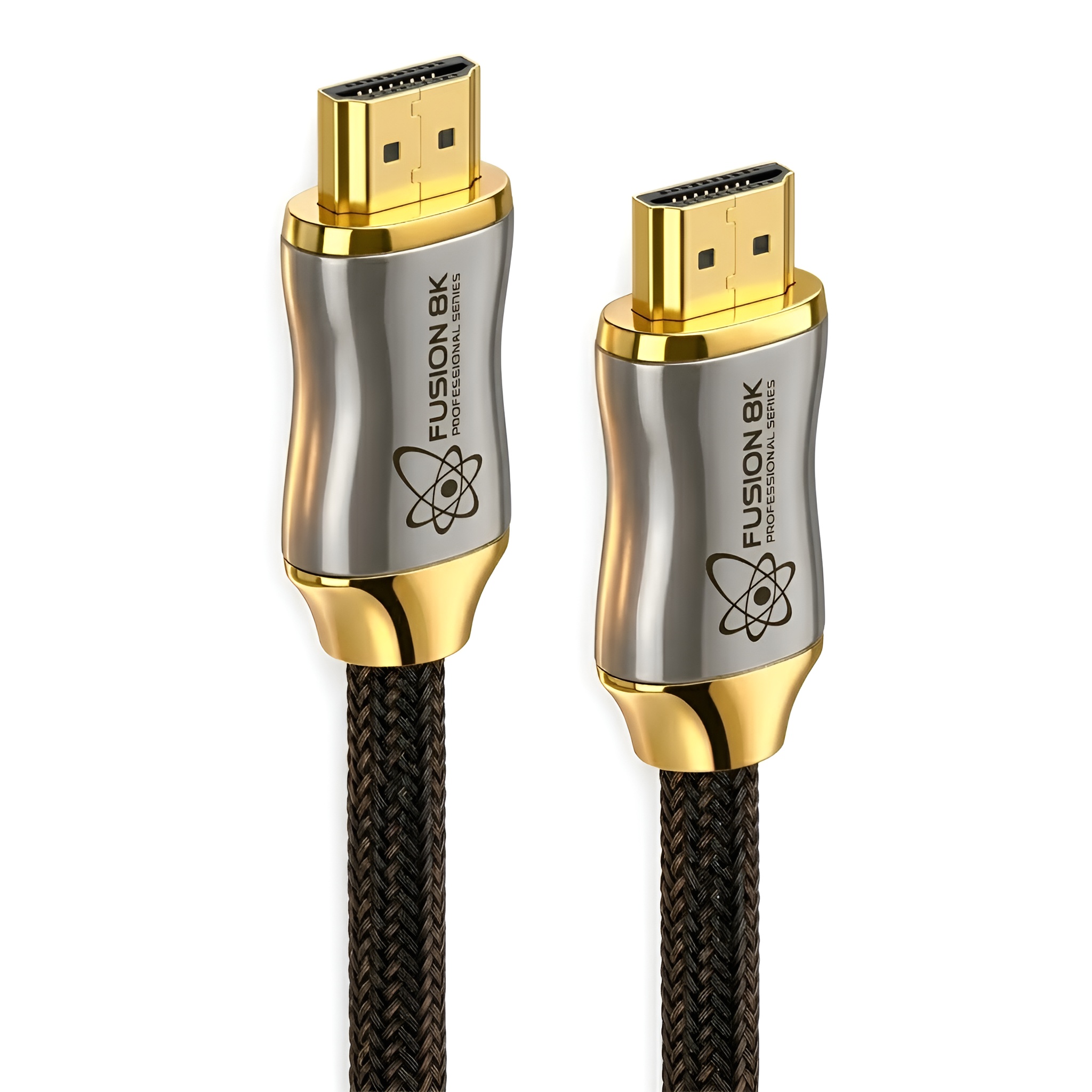 thumbnail video image 2 of Fusion8K HDMI 2.1 Cable 6ft - Certified 48Gbps 8K 4K 120Hz, Nylon Braided for PS5 Xbox Series X, HDR eARC VRR ALLM, Black, 2 of 8