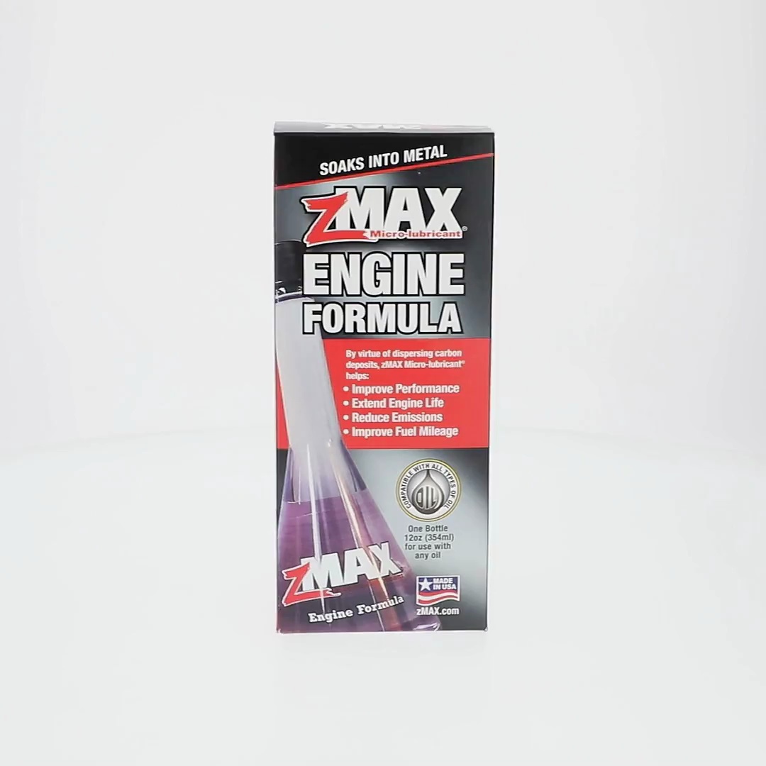zMAX Micro-Lubricant Engine Treatment Formula, 12 oz or 354 ml