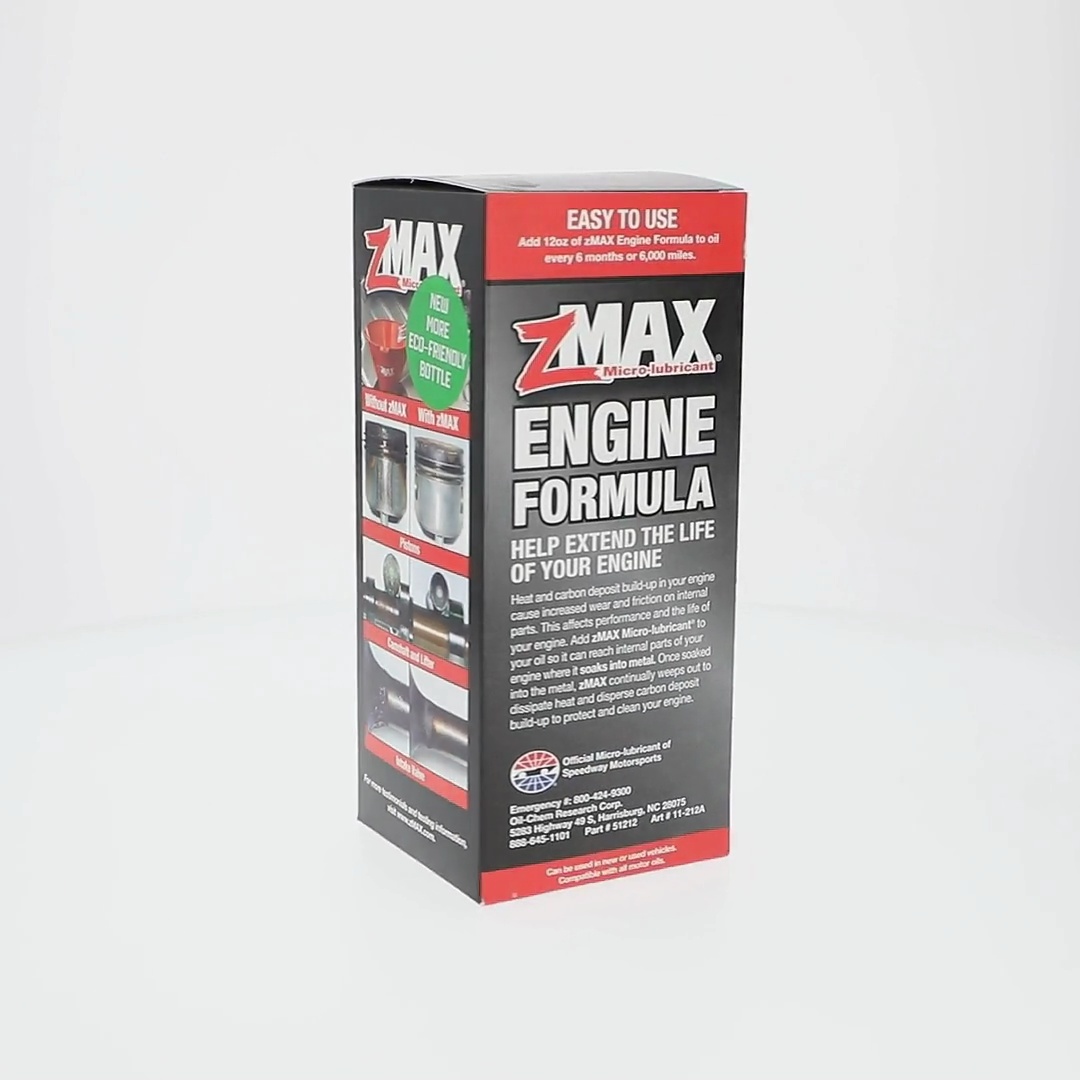 zMAX Micro-Lubricant Engine Treatment Formula, 12 oz or 354 ml