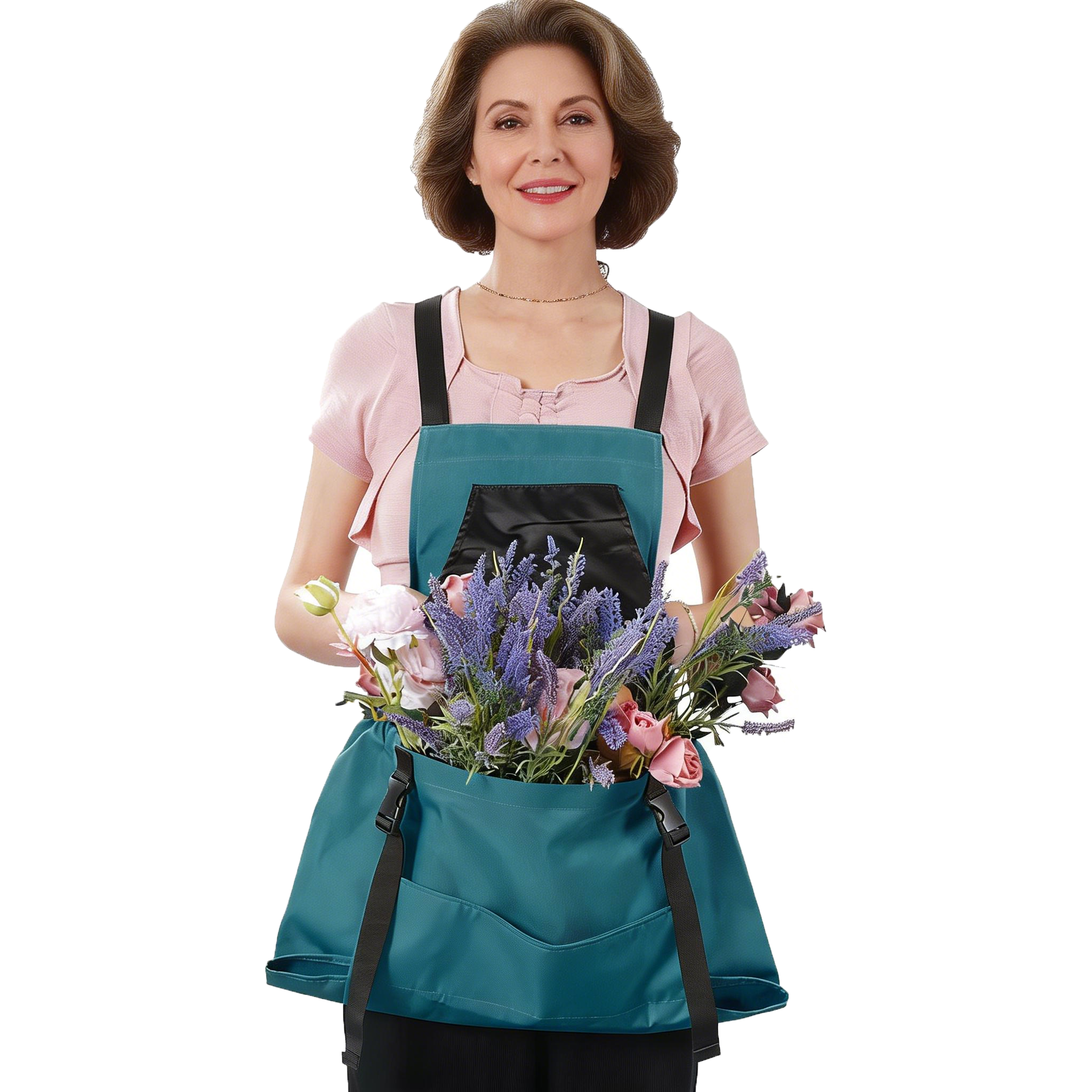 thumbnail video image 2 of Gardening Apron with Pockets for Harvesting and Storage, Durable Water-Resistant Fabric with Adjustable Straps for Comfort, Essential Tool for Gardeners and Outdoor Foraging Enthusiasts, 2 of 9