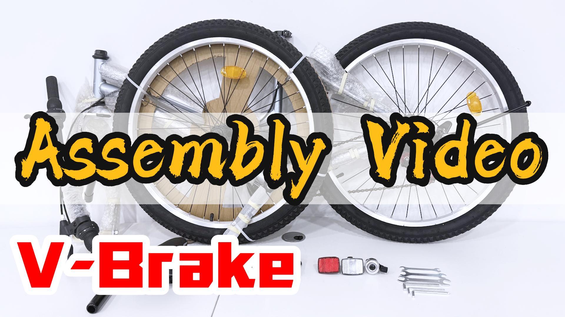 thumbnail video image 2 of 24 Inch Mountain Bike for Girls Women, 21 Speed Mountain Bicycle with V-Brake and Carbon Steel Frame, Female Commuting City Bike to School Work, Pink, 2 of 12