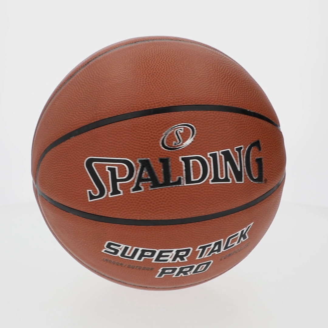Spalding Super Tack Pro Indoor and Outdoor Basketball, 29.5 In. +