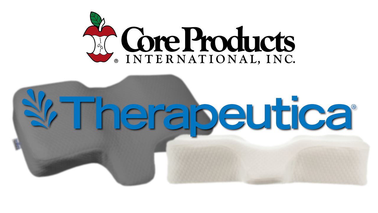 thumbnail video image 2 of Therapeutica Cervical Orthopedic Foam Pillow - Neck Support Pillow for Side & Back Sleepers - Ergonomic Pillow for Neck Support, Relief, & Spinal Alignment – Large Size, Firm, White, 2 of 8