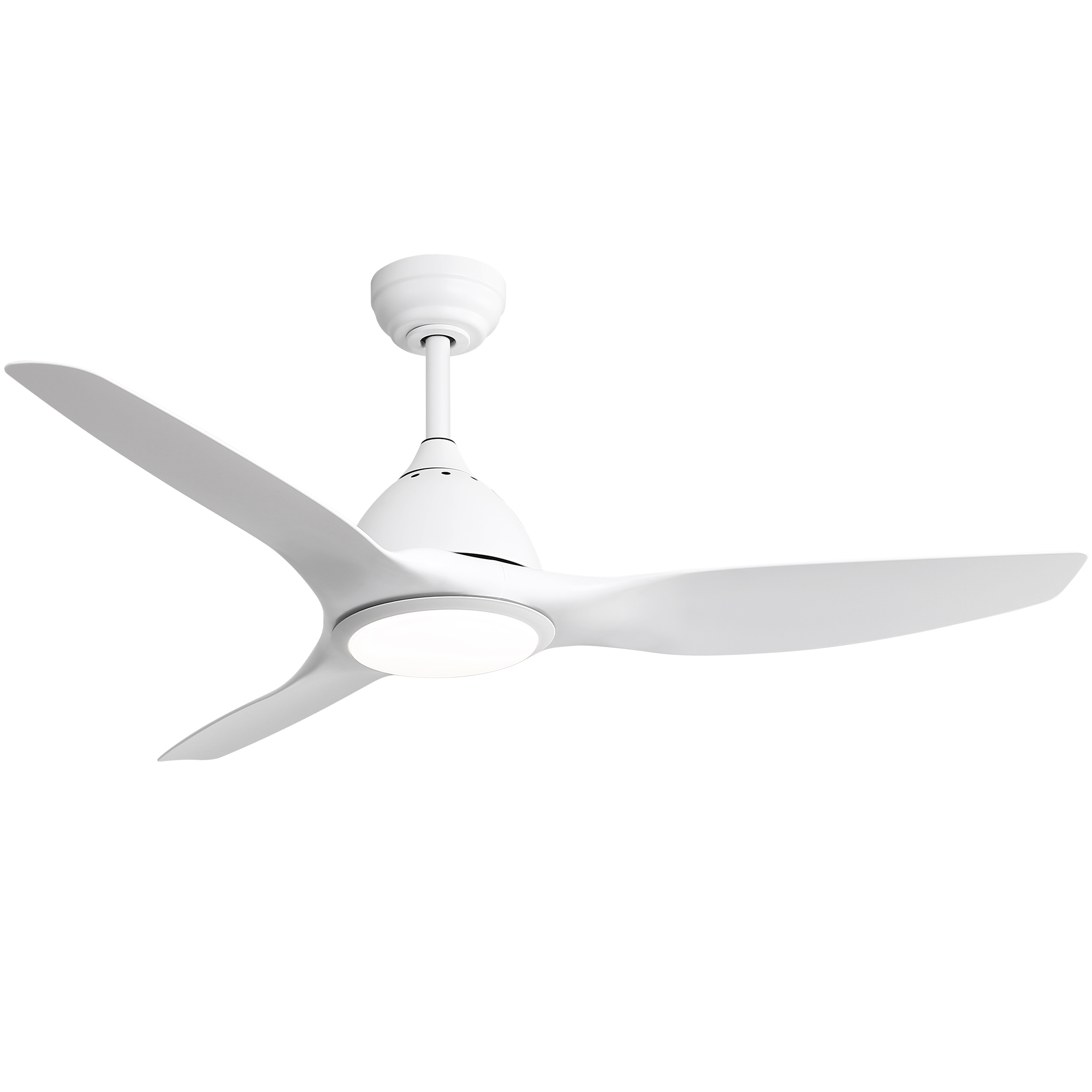 thumbnail video image 2 of Sofucor 52 Inch Ceiling Fans with Lights, 3 Blade Ceiling Fan with Dimmable Memory LED, High 7000CFM 6-Speed 3-Timer Reversible DC Motor, White, 2 of 13