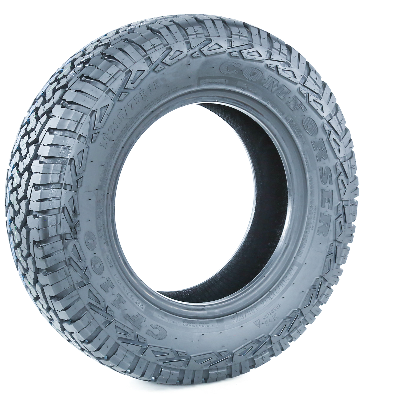 Comforser CF1100 Extreme Terrain Tire, LT 215/75R15, Load C, 6 Ply XT X/T,  Light Truck, All Season - Walmart.com