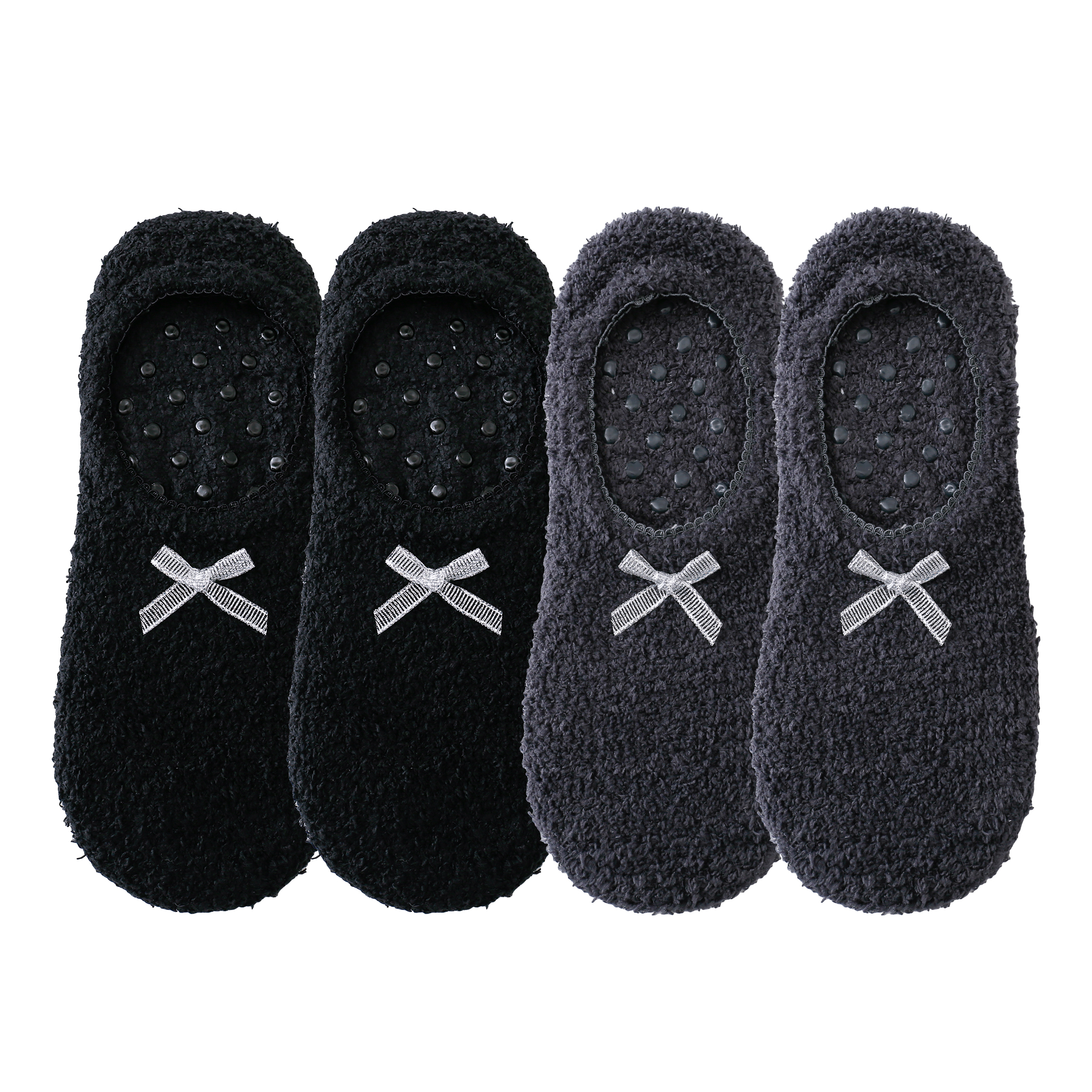 thumbnail video image 2 of Non Slip Hospital Socks with Grips for Women Grip Slipper Socks for Women Gifts Size 5-8.5, 2 of 11