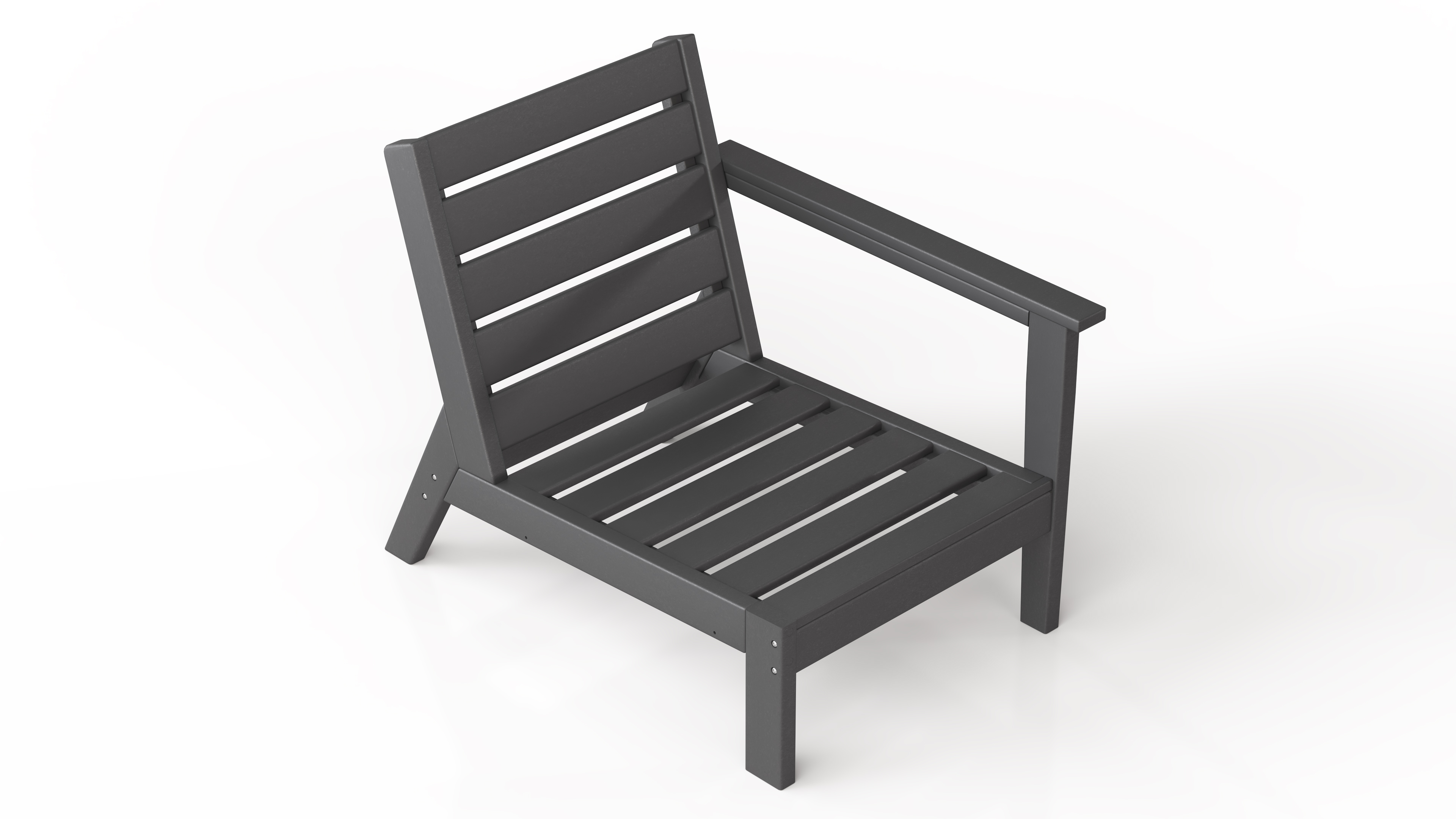 thumbnail video image 2 of WestinTrends Avalon Outdoor Patio HDPE Left Arm Facing Deep Seating Corner Chair, Teak, 2 of 15