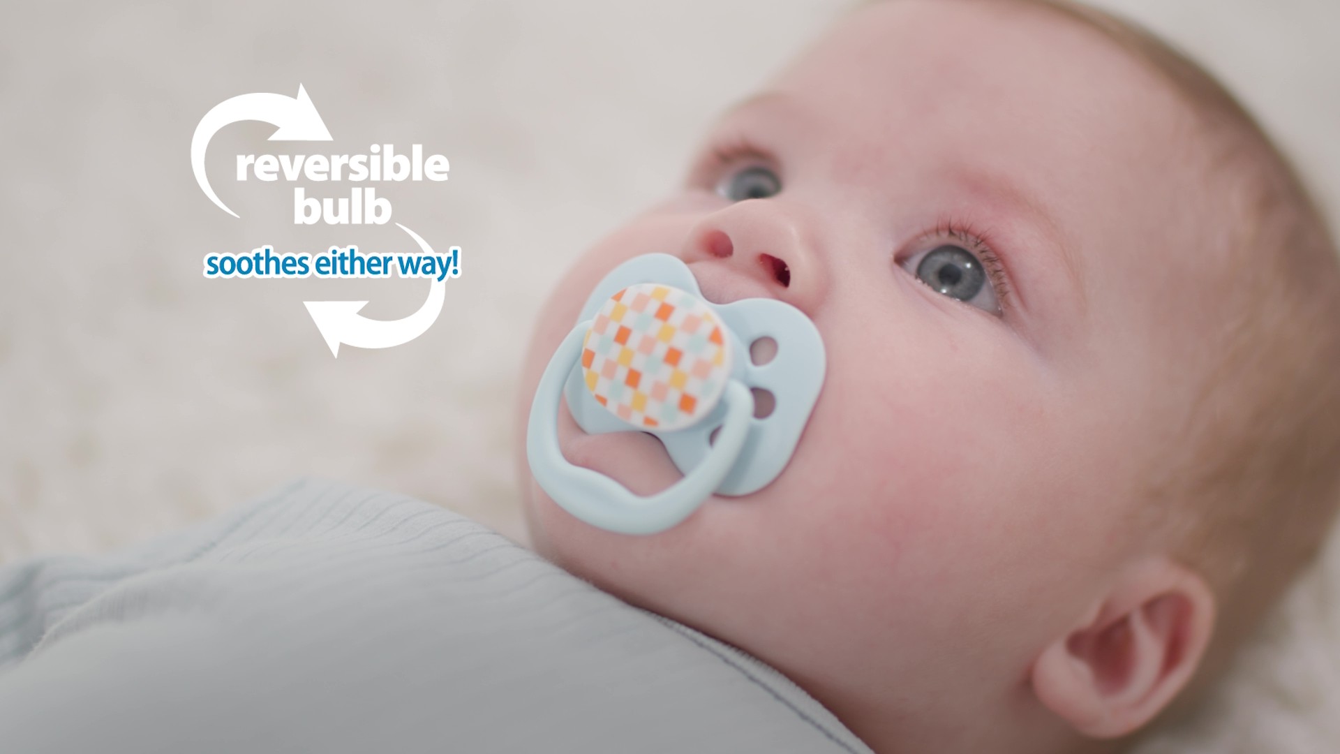 thumbnail video image 2 of Dr. Brown's Advantage Baby Pacifier, Fully Symmetrical, Silicone Bulb, 0-6m, BPA Free, Love/Glow, 4 Pack, 2 of 39