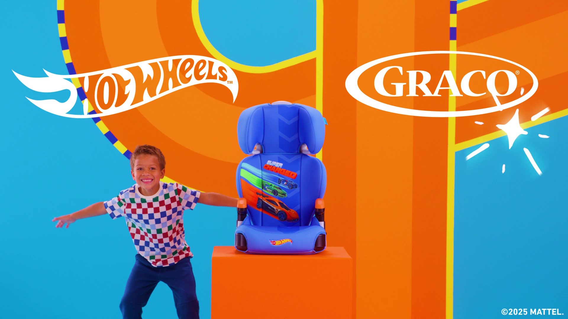 thumbnail video image 2 of Graco Turbobooster 2.0 Highback Booster Seat, Hot Wheels, 2 of 9