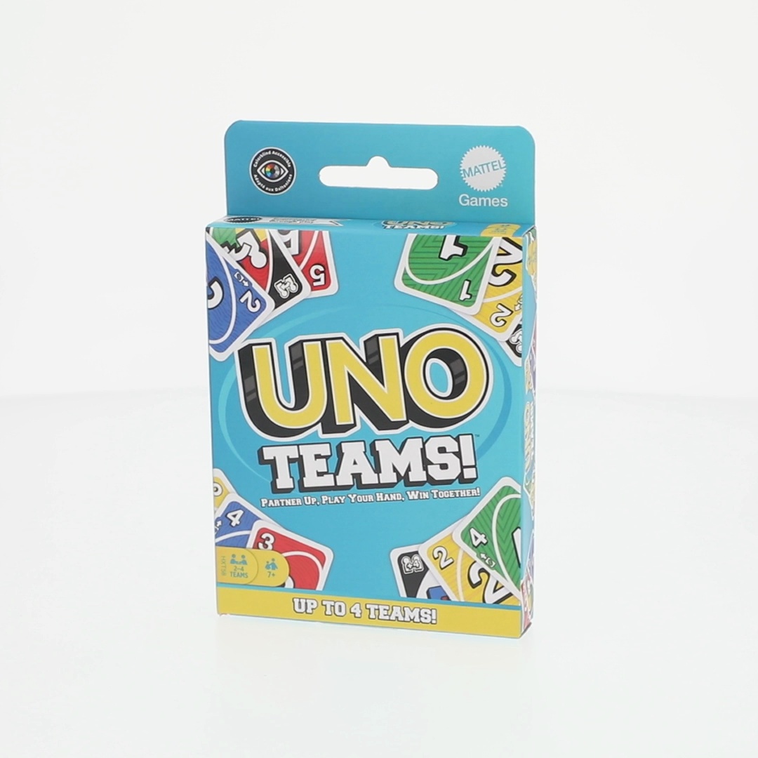 UNO Teams Card Game for Family Nights, Game Nights, Travel