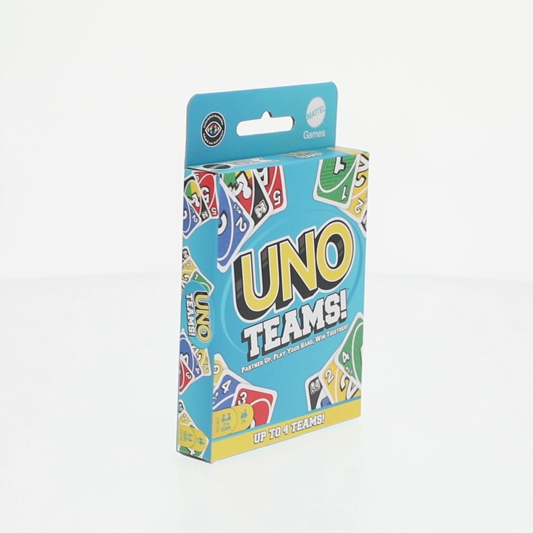 レンアンドオムナス カードセット UNO Teams Card Game for Family Nights, Game Nights, Travel