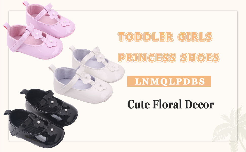 thumbnail video image 2 of LNMQLPDBS Baby Girls Cute Princess Shoes with Two Flower Bowknot for Wedding Dress Mary Jane Flats Shoes Prewalker Lightweight Breathable Baby Sneaker Shoes Soft Sole Non-Slip First Walking Sneakers, 2 of 8