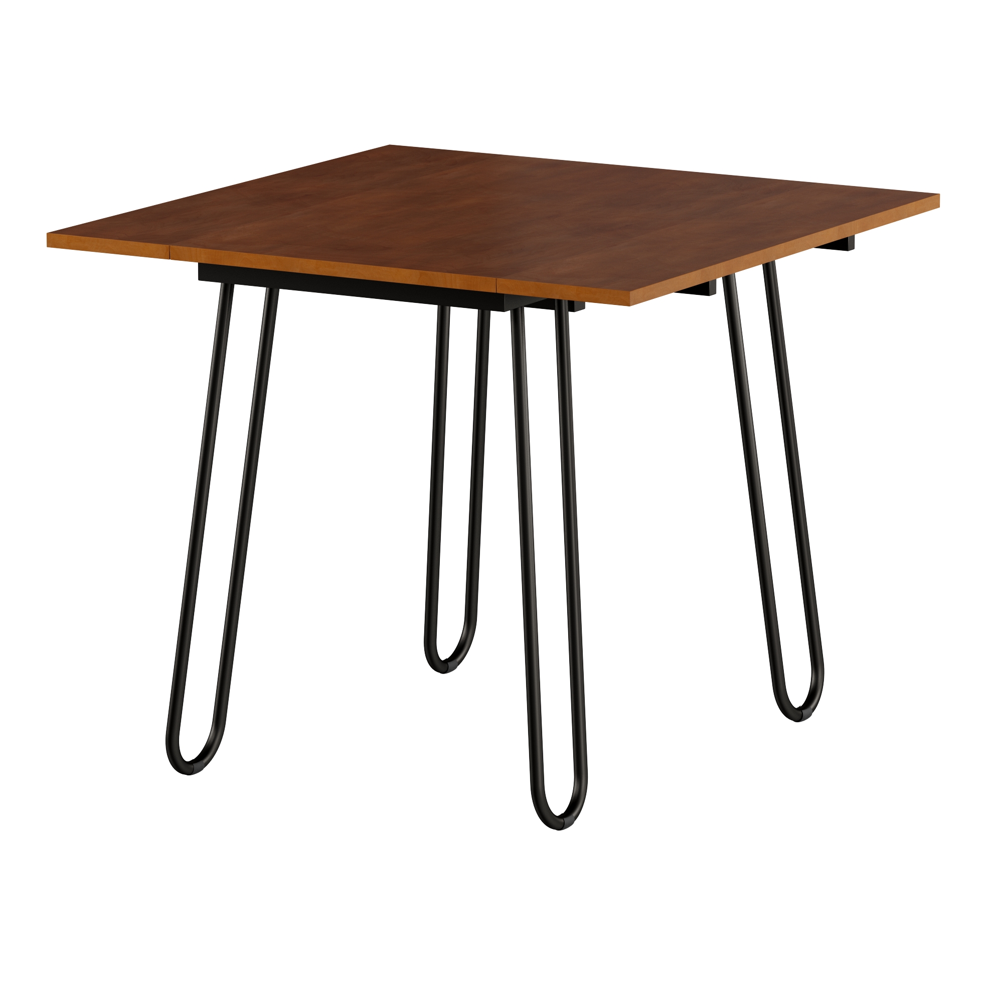 henry drop leaf table with hairpin legs