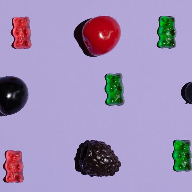 thumbnail video image 2 of HARIBO Goldbears Wild Berry Gummi Candies, Thin, Pack of 1, 4 oz Peg Bag, 2 of 7