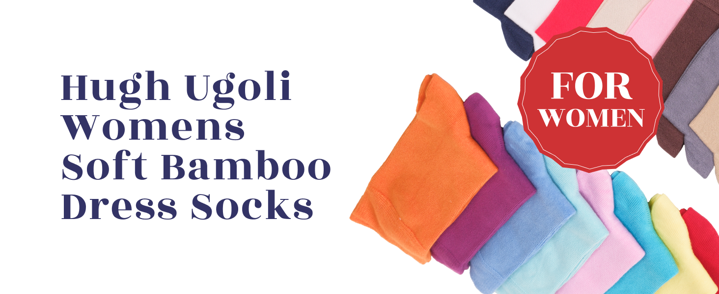 thumbnail video image 2 of Hugh Ugoli Women's Bamboo Thin Dress Socks Crew Business Casual, 3 Pairs, Dark Beige, Shoe Size: 6-9, 2 of 6