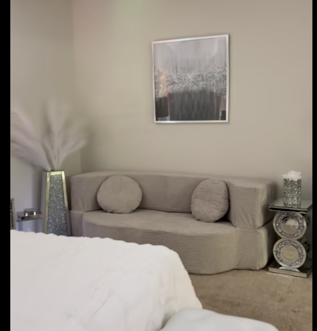 thumbnail video image 2 of CKEASEAN 76" Convertible Folding Sofa Bed, Queen Sleeper Sofa with Pillow, Modern Teddy Fabric Floor & Futon Loveseat Couch, Foam Folding Mattress Sleeper for Living Room, 2 of 10