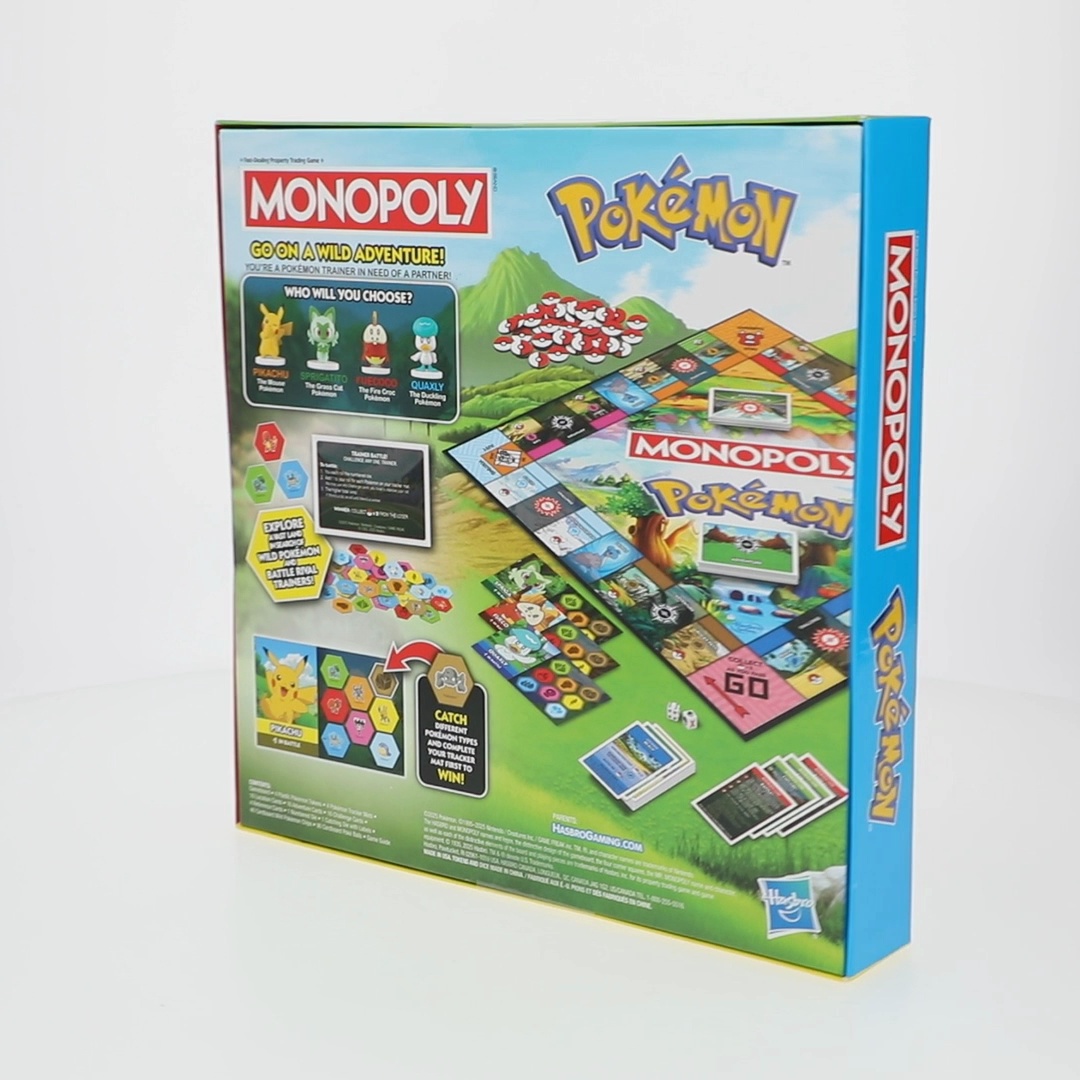 Monopoly, Pok√©mon Board Game, Ages 8+, Kids Family Fun - Walmart.com