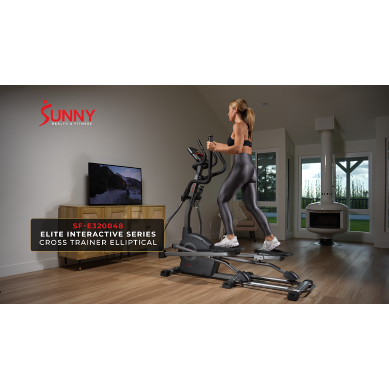 Sunny Health & Fitness Elite Interactive Cross Trainer Elliptical