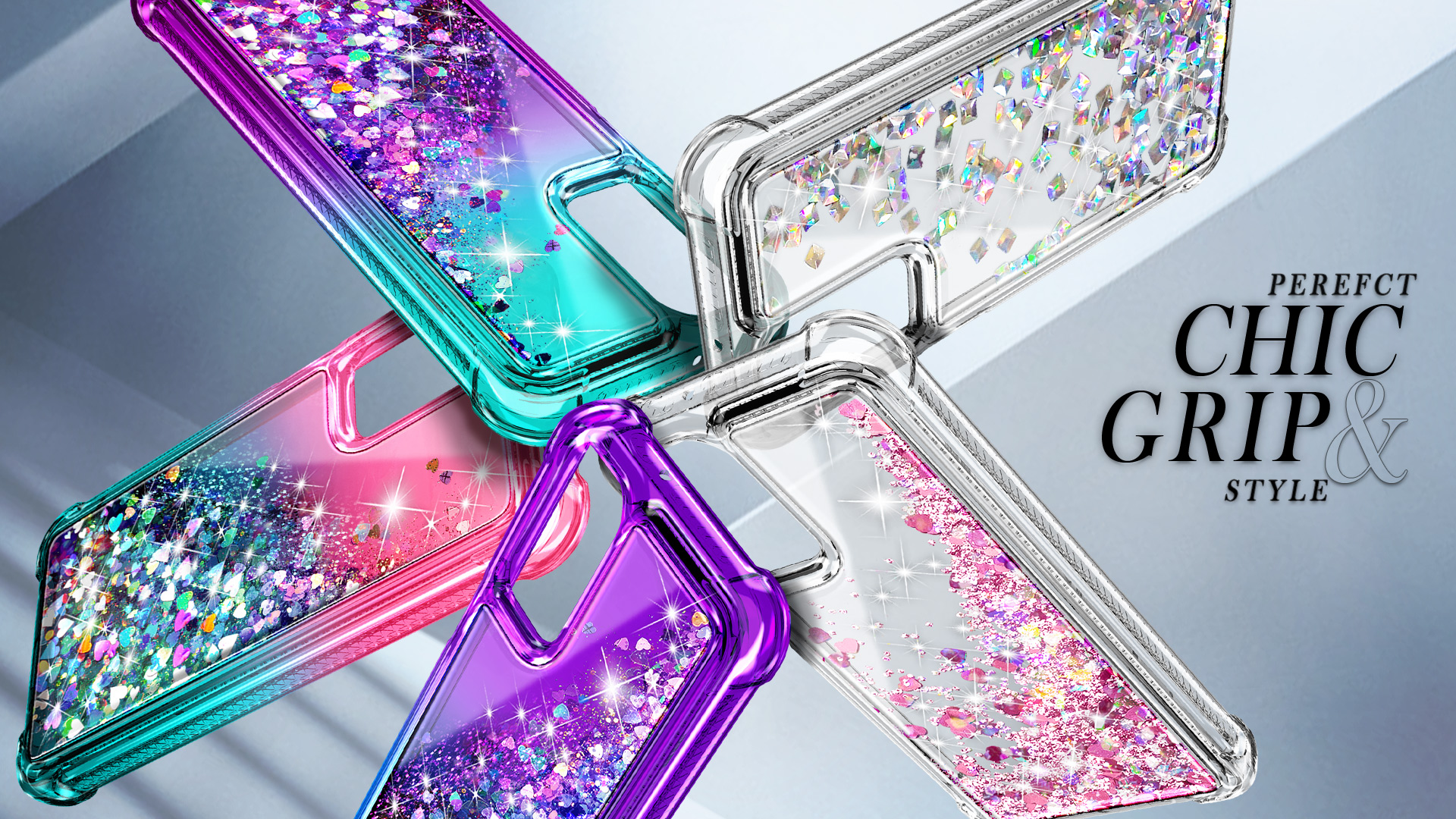 thumbnail video image 2 of NGB SUPREMACY For Samsung Galaxy A17 5G / Galaxy A26 5G Phone Case Screen Protector Ring Holder Wrist Strap Lanyard Shiny Sparkly Glitter Galaxy A17/A26 Case Cover, 2 of 8