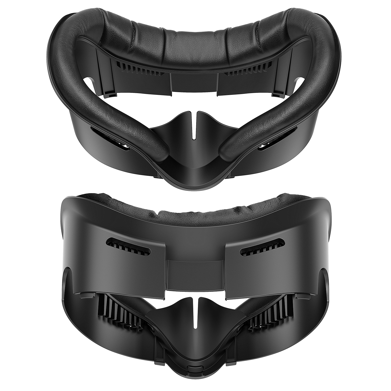 thumbnail video image 2 of 5Pcs Facial Interface & Face Pad Cushion Compatible with Meta/Oculus Quest 3 Accessories, Replacement PU Leather Foam Cushion, Anti-Sweat, Anti-Leakage Silicone Face Cover, Not Fit Quest 3S, 2 of 11