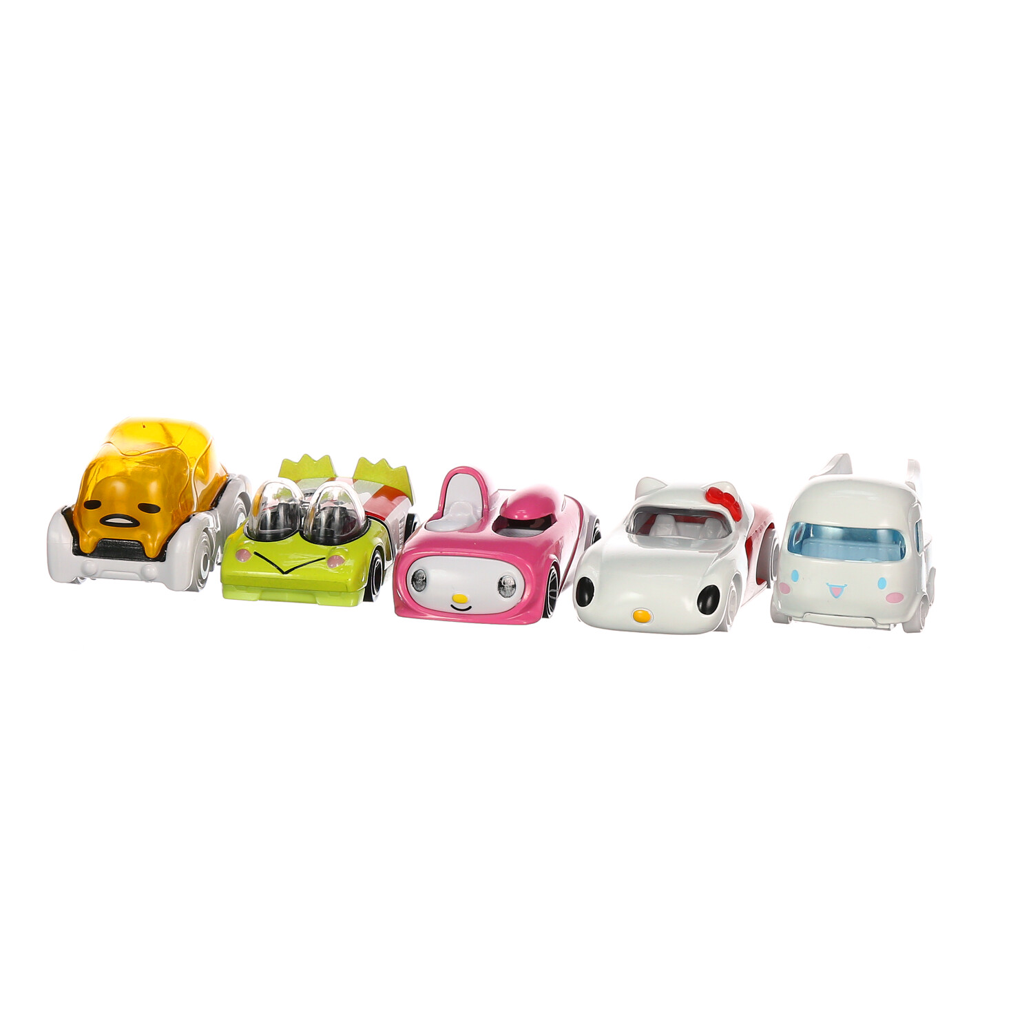 Hello Sanrio Hot Wheels Hello Kitty Character Cars Set - Bundle