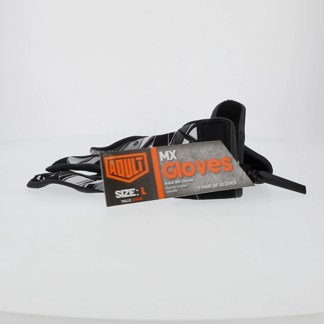100 Percent iTrack Youth MX Gloves Sentinel Black Motocross Off-Road
